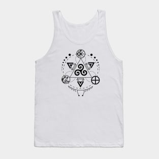 Triskele - Earth, Sea & Sky | Pagan Symbol Tank Top